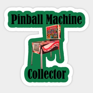 Pinball Machine Collector Sticker